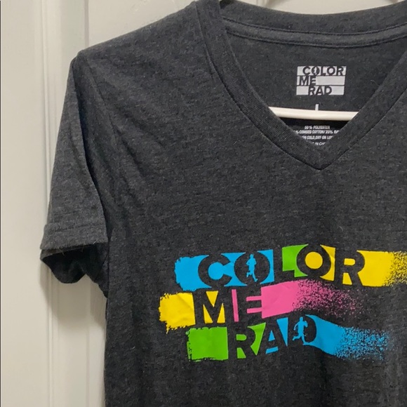 Heather Grey Color Me Rad Tee - Picture 4 of 5